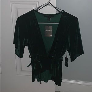 Velvet blouse